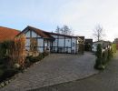 ferienhaus altes land deichbluete aussenansicht hollern twielenfleth elbe 